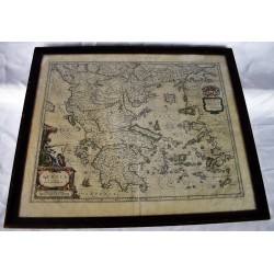 Antique Map After Willem Janszoon Blaeu; Graecia